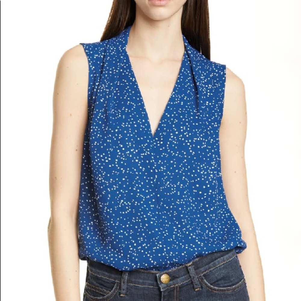 Equipment Cheyenne dot blouse